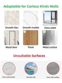 3pcs Silver Aluminum Bathroom Triangle Wall Mounted Storage Shelves, Shower Caddy - 銀色 - 查看 9