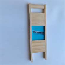 1入組多功能不銹鋼薯片切割機，蔬菜水果工具，廚房用品，切割機，食品，沙拉，裝飾，儲存，聚會，生日。 - 藍色 - 查看 10