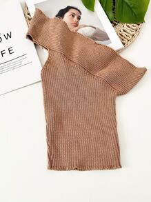Women Knit Tops - Màu be - Xem 6