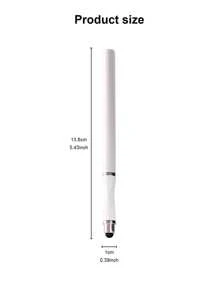 1入組二合一觸控式螢幕觸控筆適用於iPad - 白色 - 查看 9