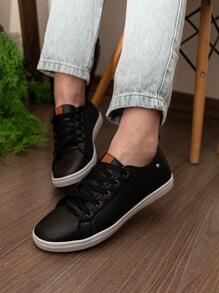 Women Wedge Sneakers - Black - View 2