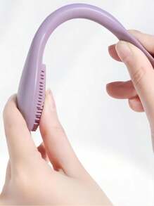 1入組雙面矽膠面膜刷適用於適用於&按摩口罩 - 淡紫色 - 查看 2