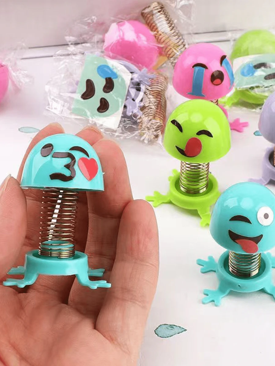 4 piezas/8 piezas/12 piezas Figuras de cabezones  al azar, favores de fiesta de Navidad, juguetes para fiestas, excelente regalo para fiestas, bodas y obsequios - Multicolor - Ver 1