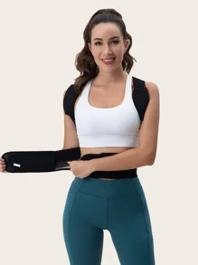 Cinturón de aptitud física trasero soporte - Rojo - Ver 7