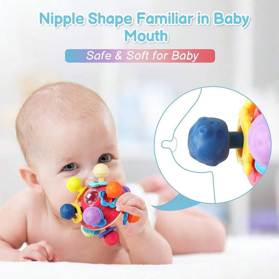 Baby Sensory Montessori Toy Infant Teething Relief Teethers for