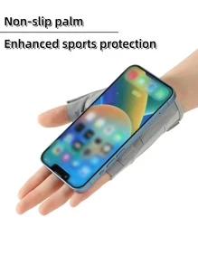 BAMANSHI 1pair Women's Breathable Half Finger Fitness Gloves For Equipment Training, Protect Hands, Anti-slip & Calluses Prevention, Suitable For Yoga, Spinning, Cycling, Sports