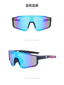 Gafas de sol polarizadas con protección UV para mujeres y hombres - Azul - Ver 7