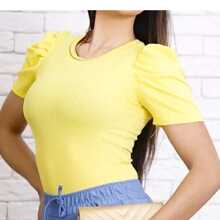 Women Blouses - 紅木色 - 查看 3