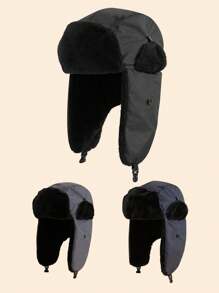 Mũ phi công nam - màu đen - Xem 1