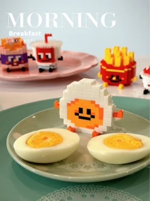 积木创意玩具-快乐太阳蛋房间装饰 - 彩色 - 查看 6