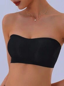 Soutien-gorge Sans Bretelles Pour Femme, Bralette Sans Couture Mince Et Antidérapante, Convient Aux Filles À Petite Poitrine En Été