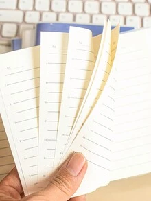 MOKA 4入组/套A6尺寸筆記本帶PVC套和66,內襯,適用於學生和辦公室,和厚,理想適用於和清新香調風格 - 彩色 - 查看 4