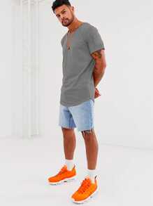Men T-Shirts - Xám - Xem 3