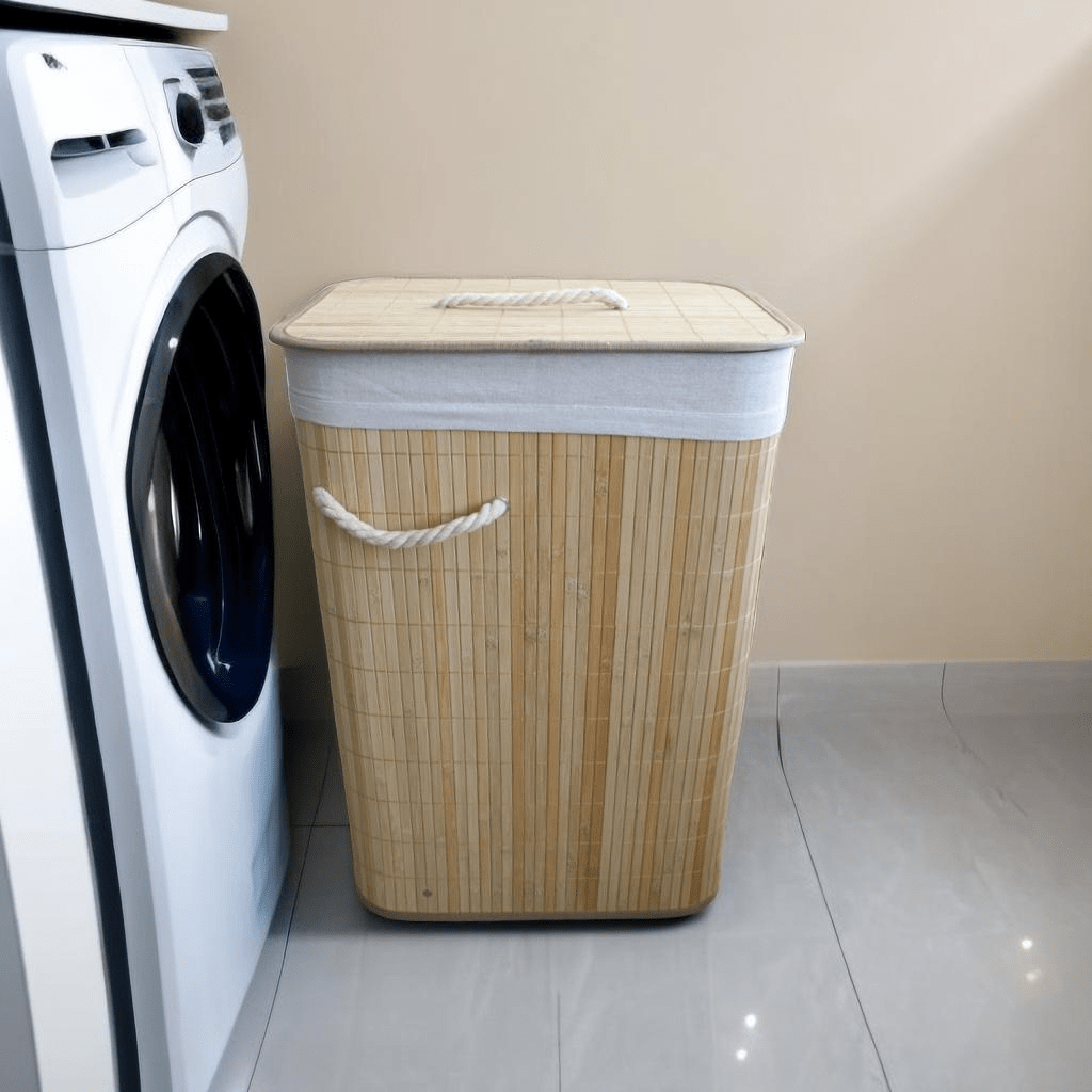 Foldable Bamboo Laundry Hamper SHEIN USA