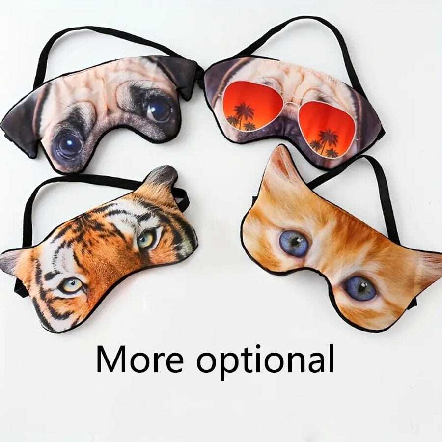 Animal Eye Masks In Multiple Designs Available - Multicolor - View 1