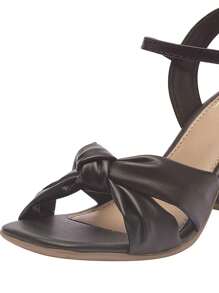 Women Heeled Sandals - 黑色 - 查看 6