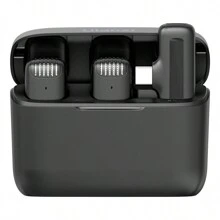 Ulanzi J12無線領夾麥克風系統音頻錄製話筒迷你麥克風,適用於android直播 - 黑色 - 查看 7