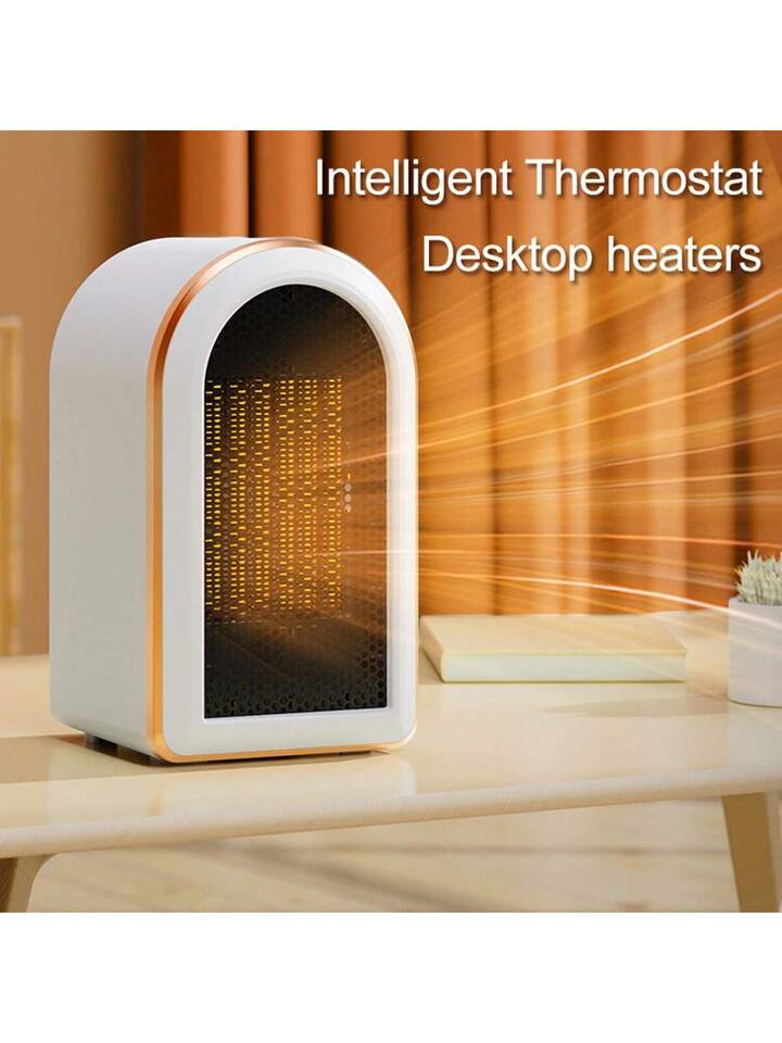 1pc Portable Mini Desktop Instant Heating Fan Heater, Suitable For Office  And Indoor Use | SHEIN USA