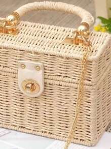 Women Satchels - Màu be - Xem 2
