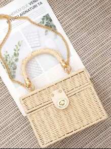 Women Satchels - Màu be - Xem 1