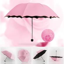 Magical Umbrella Parasol That Changes Color With The Rain - Multicolor - View 7