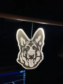 德國牧羊犬犬主車載空氣清新劑香薰車用空氣清新劑擴香器出風口夾黑糖後視鏡汽車內飾裝飾配件後視鏡挂件掛飾空氣清新劑衣服衣櫃衛生間清新劑客廳臥室香薰香薰家居香薰 - 黑與白 - 查看 3