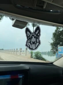 德國牧羊犬犬主車載空氣清新劑香薰車用空氣清新劑擴香器出風口夾黑糖後視鏡汽車內飾裝飾配件後視鏡挂件掛飾空氣清新劑衣服衣櫃衛生間清新劑客廳臥室香薰香薰家居香薰 - 黑與白 - 查看 5