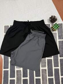 Men Shorts - Dark Grey - View 2