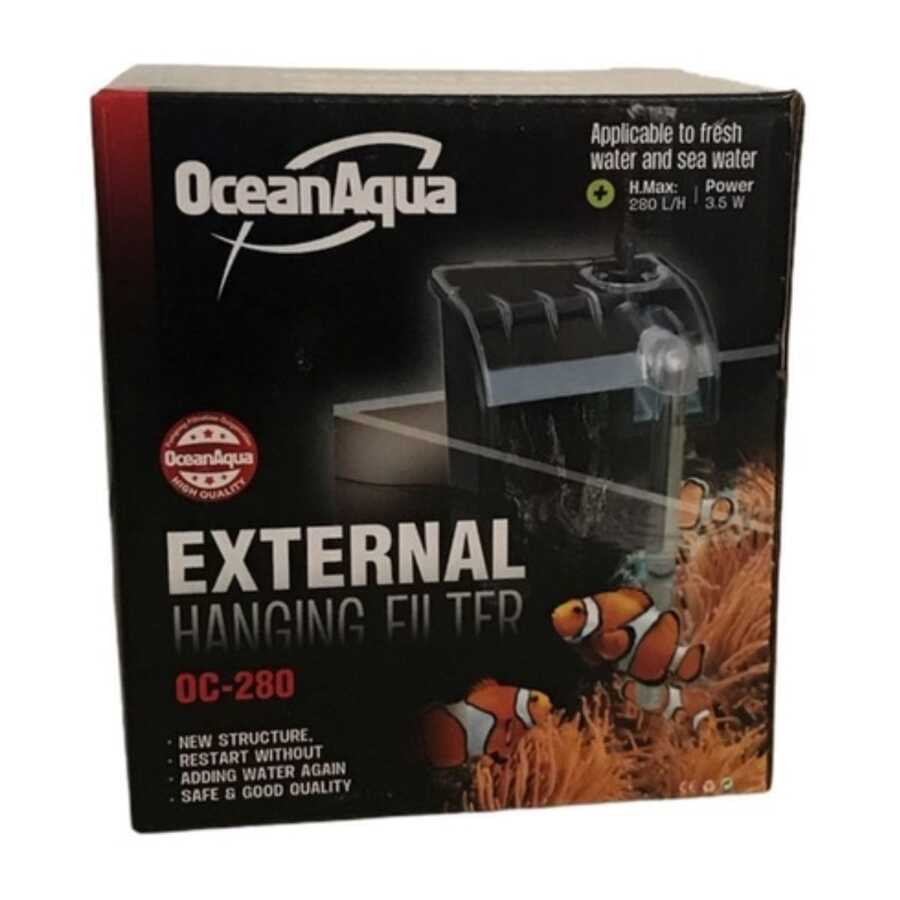 Filtro Externo De Cascada OceanAqua OC-280 Para Acuario De 20 Litros - S - Ver 1