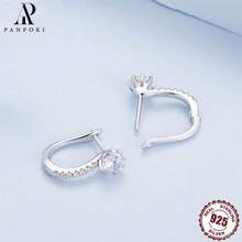 1 對簡約 925 純銀和方晶鋯石耳環,適合女士日常佩戴,2023 年新品,生日禮物,訂婚,婚禮,週年紀念,高級珠寶