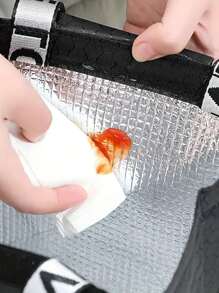 1 件隔热便携式便当袋 - 大容量、多功能、防水、可手洗 - 非常适合户外野餐、午餐和工作午餐 - 非常适合学校、教室和食堂的青少年和工人午餐袋女士午餐盒袋女士学校用品配件学校袋学校配件学校用品 - 黑色 - 查看 5