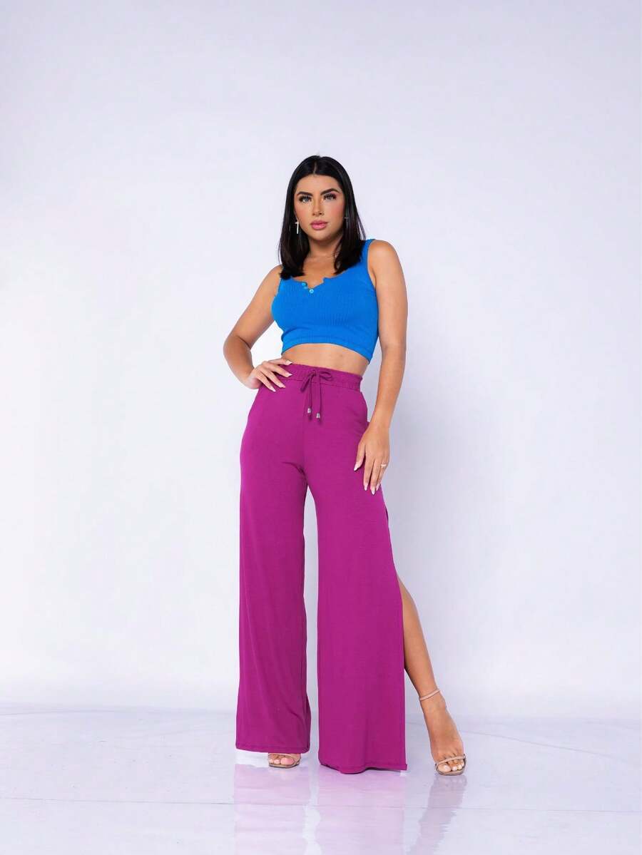 Women Pants - Màu Hoa hồng đỏ - Xem 1