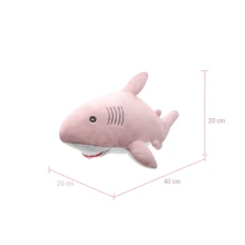 Tiburón De Peluche Shark Azul y Rosa Peluche Ultra Suave Juguete Regalo - Rosa - Ver 3
