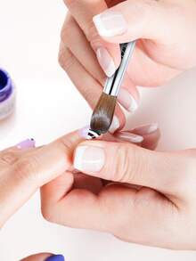 קולינסקי אקריליק מברשות ציפורניים מקצועיות אליפסה עגולה מברשת לק ג'ל מברשת לק ליישום אקריליק כלי מניקור עם ידית קריסטל לסלון ביתי עשה זאת בעצמך - ריבוי צבעים - ראה 6