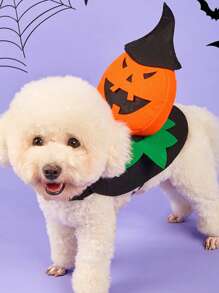 Disfraz De Calabaza De Halloween Para Mascotas, Traje De Cosplay - Multicolor - Ver 1