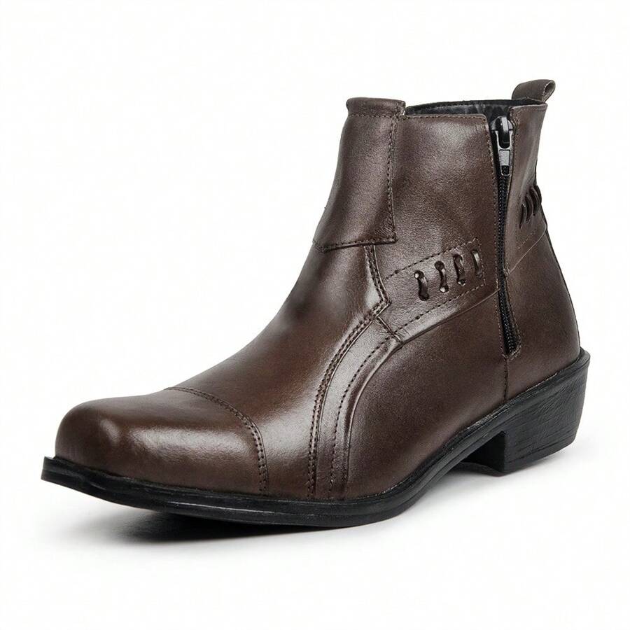 Men Boots - 咖啡棕 - 查看 1