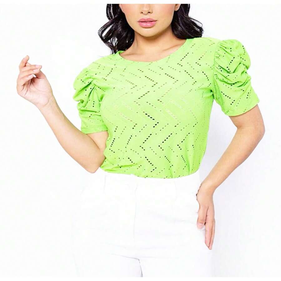 Women Blouses - Màu vàng - Xem 1