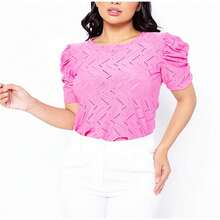 Women Blouses - Màu vàng - Xem 7