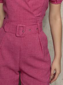 Women Jumpsuits - Màu Hồng Tươi - Xem 4