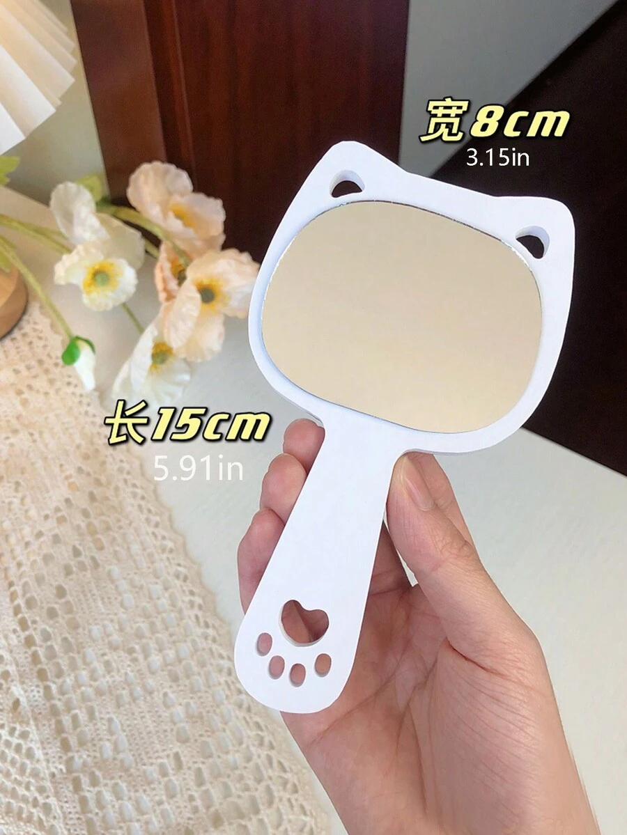 Espejo Pequeño Portátil Para Habitación/dormitorio De Estudiantes Universitarias - Unitalla - Ver 1