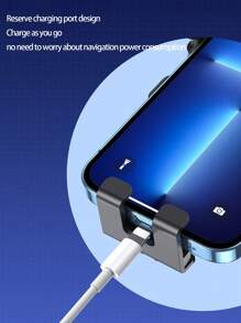 Lenovo 联想汽车手机支架 适用于汽车挡风玻璃仪表板通风口的手机支架 通用免提汽车支架 手机支架兼容 iPhone 智能手机 - 黑色 - 查看 7