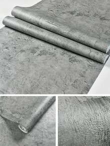 Giấy dán tường - Màu Xám nhạt - Xem 3