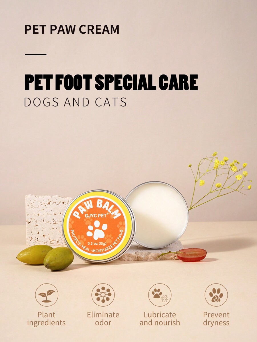 Pet Foot Care Naturally Gentle Formula To Soften And Revitalize Paw