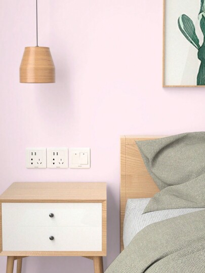 Roll Verlichting Roze Self Adhesive Wallpaper, Nordic Thickened Living Room, Bedroom Wand Paper(Seamless Joint), Renovation Stickers Peel Panels, Paper, Wallpapers, ation Items Refresh Your Home, Festival Birthday Graduation view 5