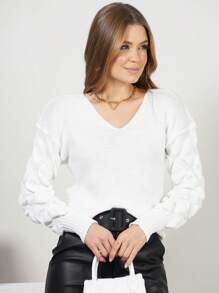 Women Sweaters - trắng - Xem 8