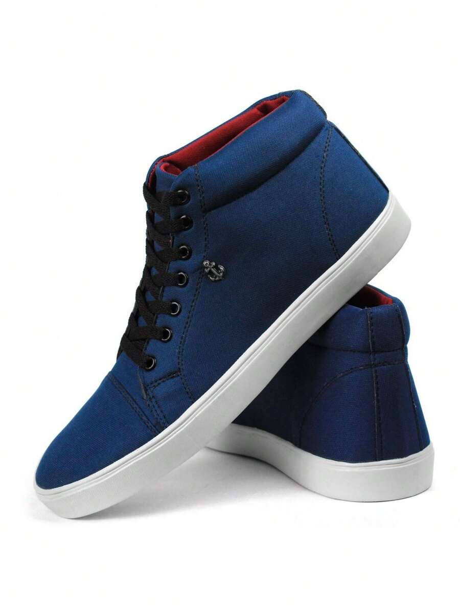 Men Sneakers - Màu xanh hải quân - Xem 1