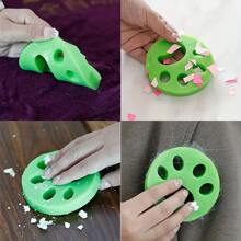 2pcs Household Silicone Pet Hair Remover Brush, Double-sided Lint Fur Removal Brush, Suitable For Car, Washing Machine, Clothing - Green - View 6