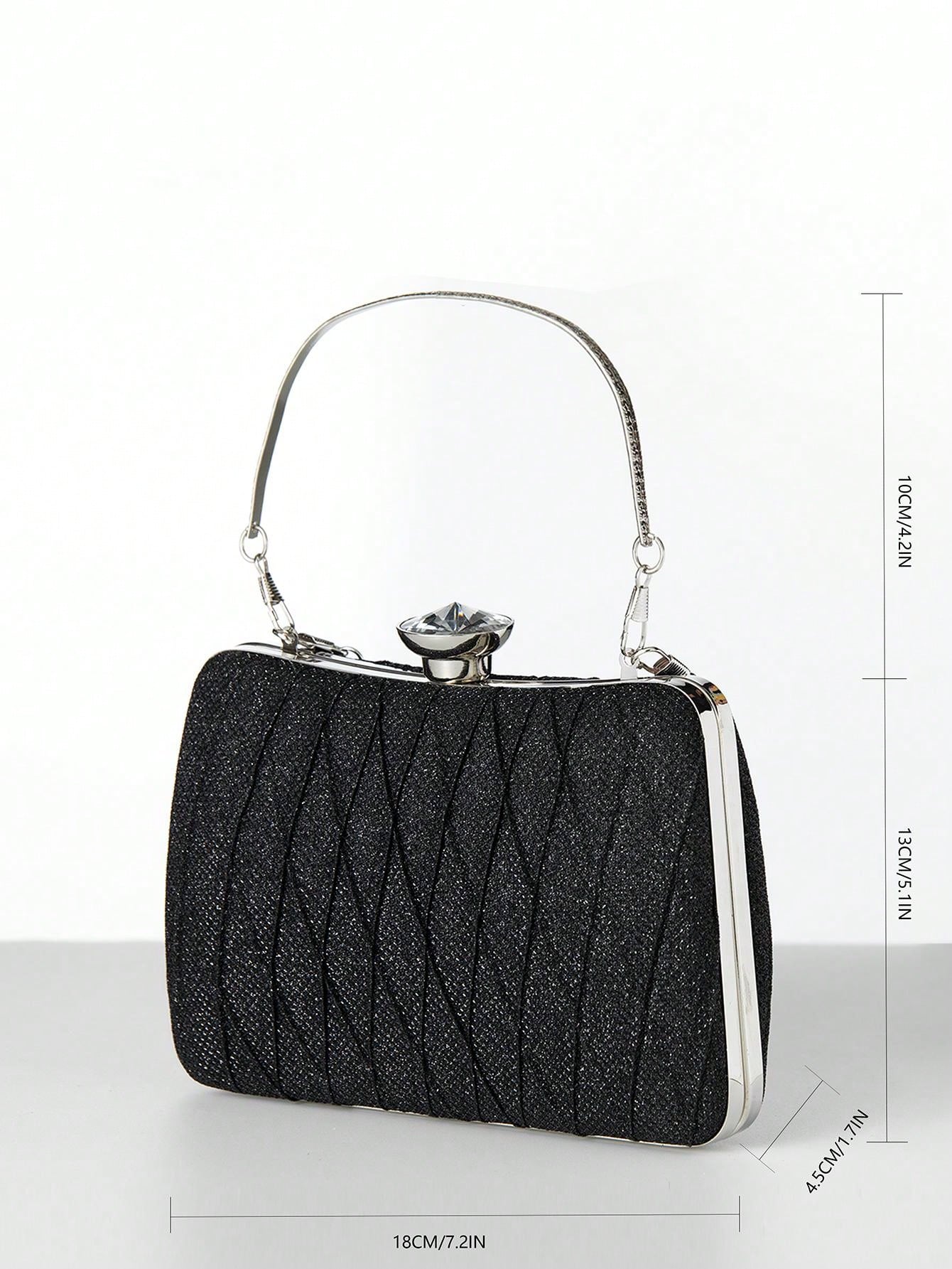 Boxshaped Evening Clutch SHEIN USA