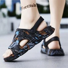 Men's Indoor/outdoor Slippers - Black - View 4
