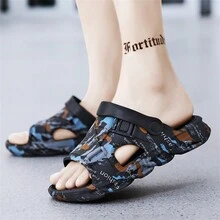 Men's Indoor/outdoor Slippers - Black - View 6